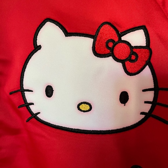 🚫SOLD🚫Sanrio Hello Kitty x Nylon Satin Bomber Jacket - Picture 2 of 10